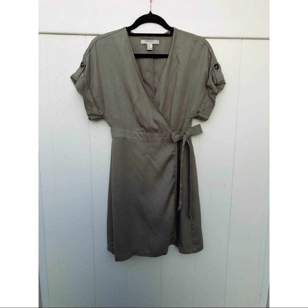 Green Wrap Dress